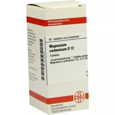 MAGNESIUM CARBONICUM D 12 Tabletten, 80 St