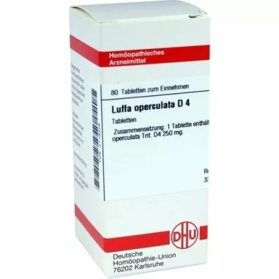 LUFFA OPERCULATA D 4 Tabletten, 80 St