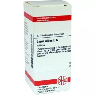 LAPIS ALBUS D 6 Tabletten, 80 St LAPIS ALBUS D 6 Tabletten, 80 St