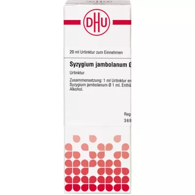 SYZYGIUM JAMBOLANUM Urtinktur D 1, 20 ml