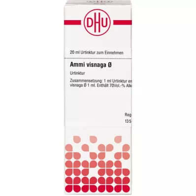 AMMI VISNAGA Urtinktur D 1, 20 ml