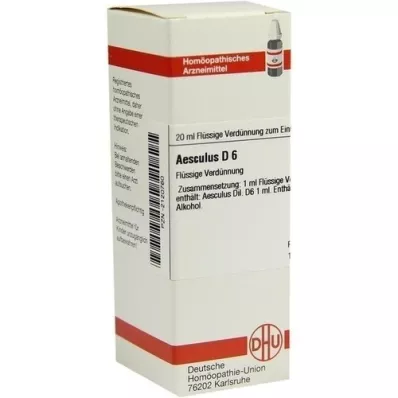 AESCULUS D 6 Dilution, 20 ml