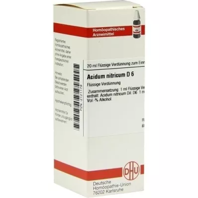 ACIDUM NITRICUM D 6 Dilution, 20 ml