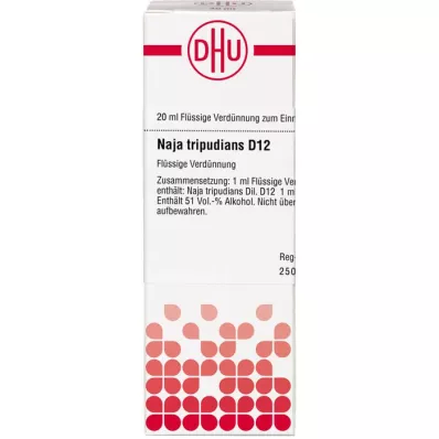 NAJA TRIPUDIANS D 12 Dilution, 20 ml