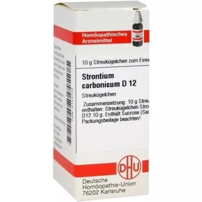 STRONTIUM CARBONICUM D 12 Globuli, 10 g