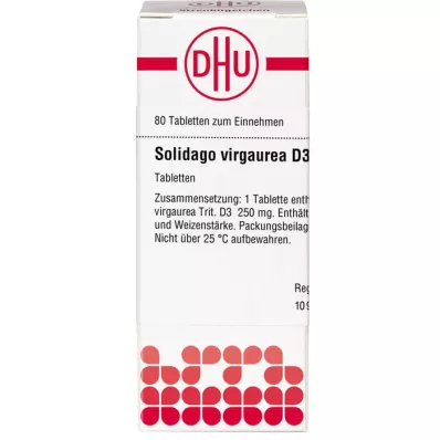 SOLIDAGO VIRGAUREA D 3 Tabletten, 80 St