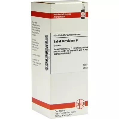 SABAL SERRULATUM Urtinktur, 50 ml