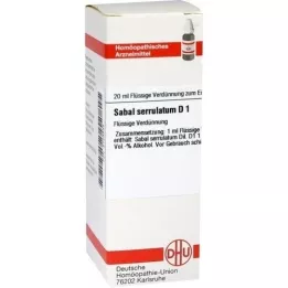 SABAL SERRULATUM D 1 Dilution, 20 ml