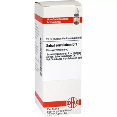 SABAL SERRULATUM D 1 Dilution, 20 ml