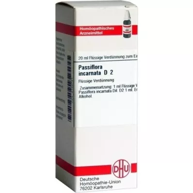 PASSIFLORA INCARNATA D 2 Dilution, 20 ml