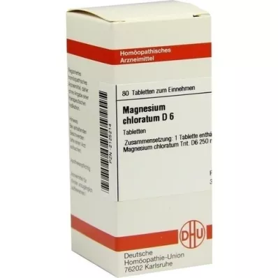 MAGNESIUM CHLORATUM D 6 Tabletten, 80 St