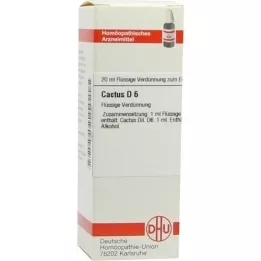 CACTUS D 6 Dilution, 20 ml