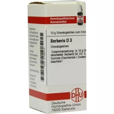 BERBERIS D 3 Globuli, 10 g