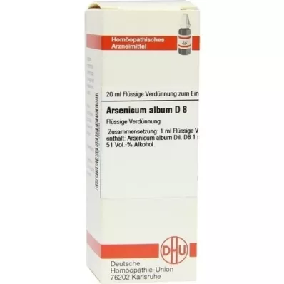 ARSENICUM ALBUM D 8 Dilution, 20 ml