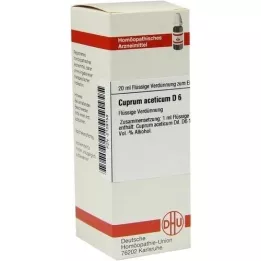CUPRUM ACETICUM D 6 Dilution, 20 ml