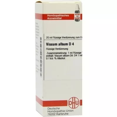VISCUM ALBUM D 4 Dilution, 20 ml