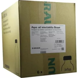 AQUA AD injectabilia m.Combikappe Infusionslsg., 6X1000 ml