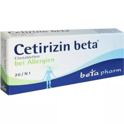CETIRIZIN beta Filmtabletten, 20 St