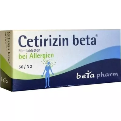 CETIRIZIN beta Filmtabletten, 50 St