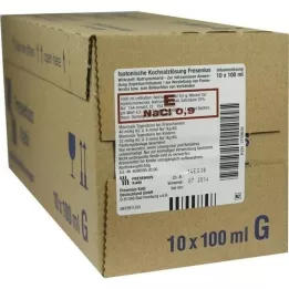 KOCHSALZLÖSUNG 0,9% Glasfl.Fresenius, 10X100 ml