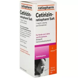 CETIRIZIN-ratiopharm Saft, 150 ml