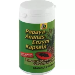 PAPAYA ANANAS Enzym Kapseln, 60 St
