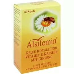 ALSIFEMIN Gelee Royal+Vit.E m.Ginseng Kapseln, 120 St