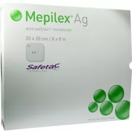 MEPILEX Ag Schaumverband 20x20 cm steril, 5 St
