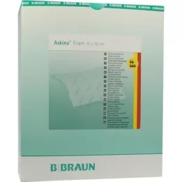 ASKINA Foam hyd.Wundaufl.10x10 cm steril n.haft., 10 St