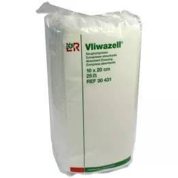 VLIWAZELL Saugkompressen unsteril 10x20 cm, 25 St