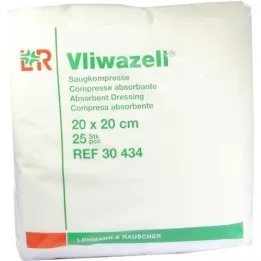 VLIWAZELL Saugkompressen unsteril 20x20 cm, 25 St