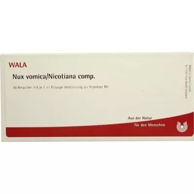 NUX VOMICA/NICOTIANA comp.Ampullen, 10X1 ml NUX VOMICA/NICOTIANA comp.Ampullen, 10X1 ml