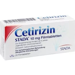 CETIRIZIN STADA 10 mg Filmtabletten, 20 St