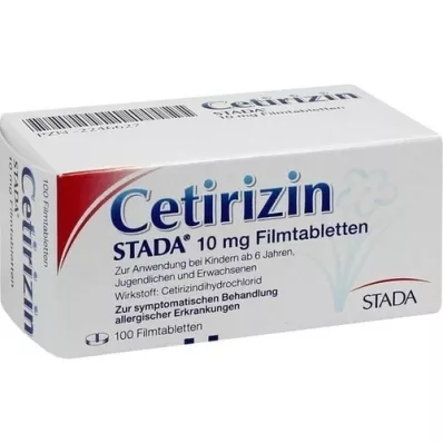 CETIRIZIN STADA 10 mg Filmtabletten, 100 St