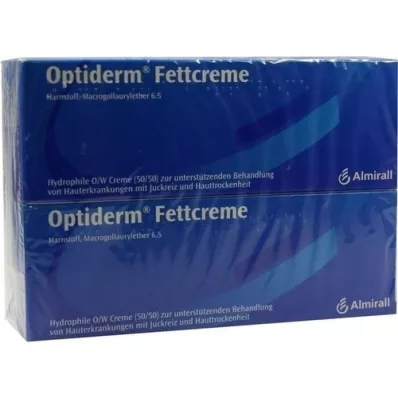 OPTIDERM Fettcreme, 2X100 g