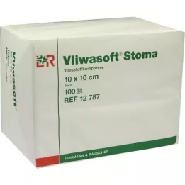 VLIWASOFT Stoma Kompressen 10x10 cm 4fach, 100 St