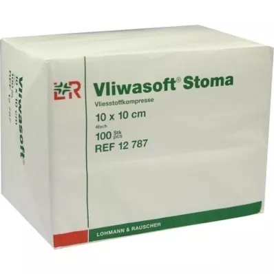 VLIWASOFT Stoma Kompressen 10x10 cm 4fach, 100 St