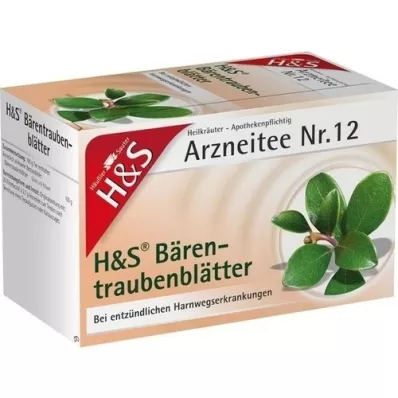 H&amp;S Bärentraubentee Filterbeutel, 20X2.7 g