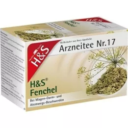 H&amp;S Fencheltee ungemischt Filterbeutel, 20X2.2 g