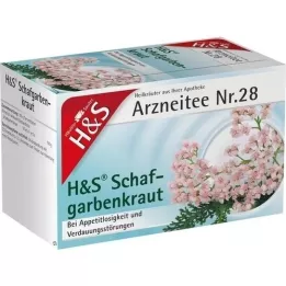 H&amp;S Schafgarbentee Filterbeutel, 20X1.7 g