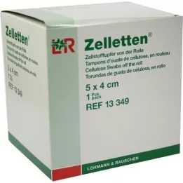 ZELLETTEN Tupfer 4x5 cm unsteril Rolle, 300 St