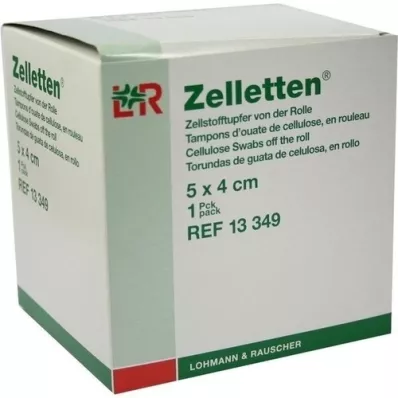 ZELLETTEN Tupfer 4x5 cm unsteril Rolle, 300 St