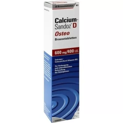 CALCIUM SANDOZ D Osteo Brausetabletten, 20 St