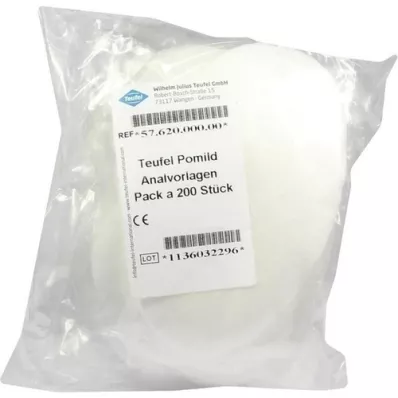 TEUFEL Pomild Analvorlagen, 200 St