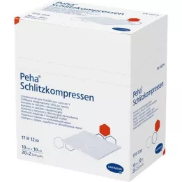 PEHA SCHLITZKOMPRESSEN 10x10 cm steril, 20X2 St