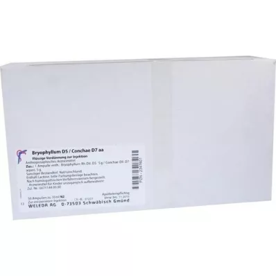 BRYOPHYLLUM D 5/Conchae D 7 Ampullen, 50X10 ml