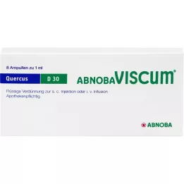 ABNOBAVISCUM Quercus D 30 Ampullen, 8 St