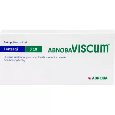 ABNOBAVISCUM Crataegi D 10 Ampullen, 8 St