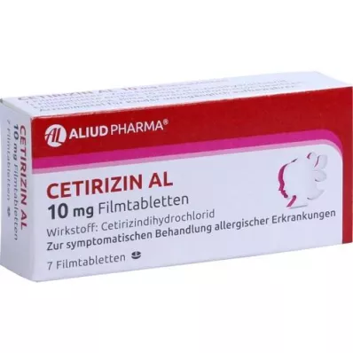 CETIRIZIN AL 10 mg Filmtabletten, 7 St