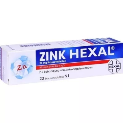 ZINK HEXAL Brausetabletten, 20 St